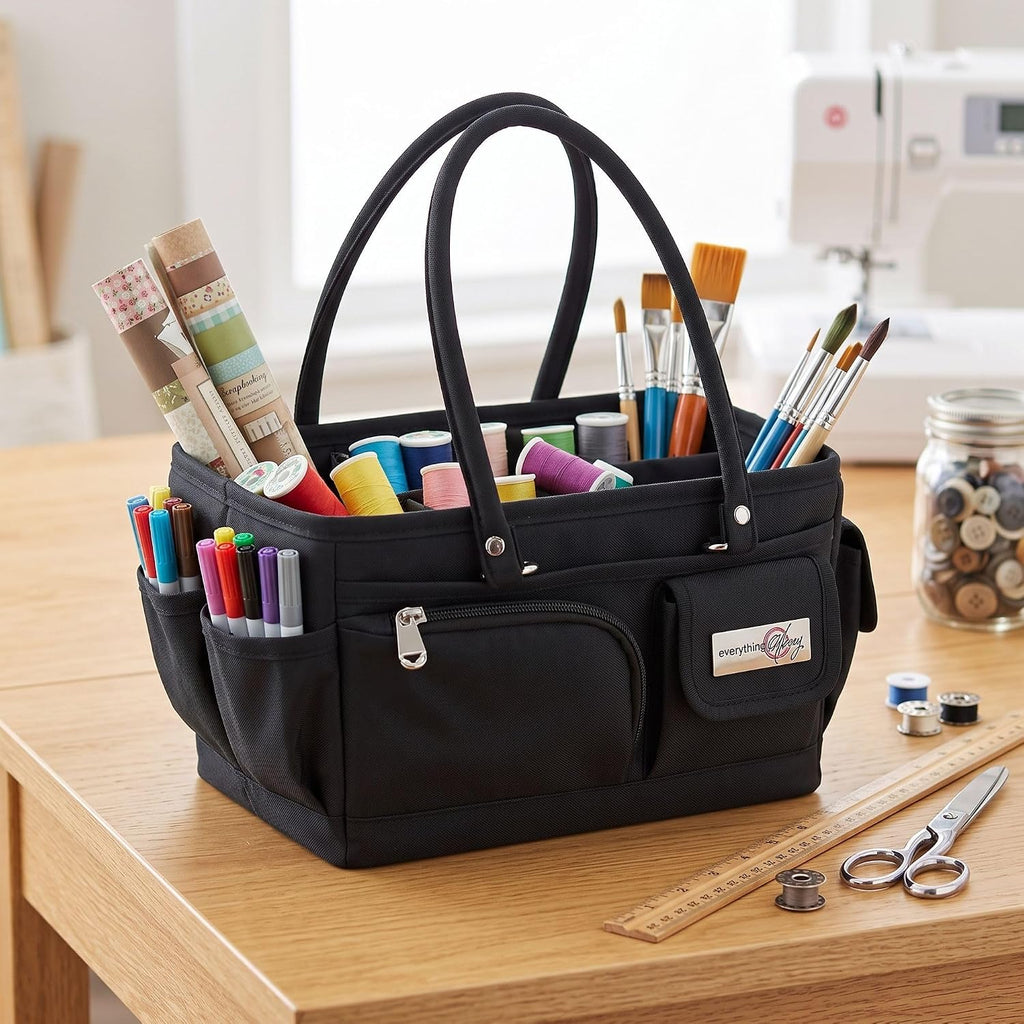 Everything Mary Junior Deluxe Store & Tote Organizer – Black Craft