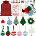 Uhapeer Christmas Crochet Kit for Beginners, 11-Pack Crochet