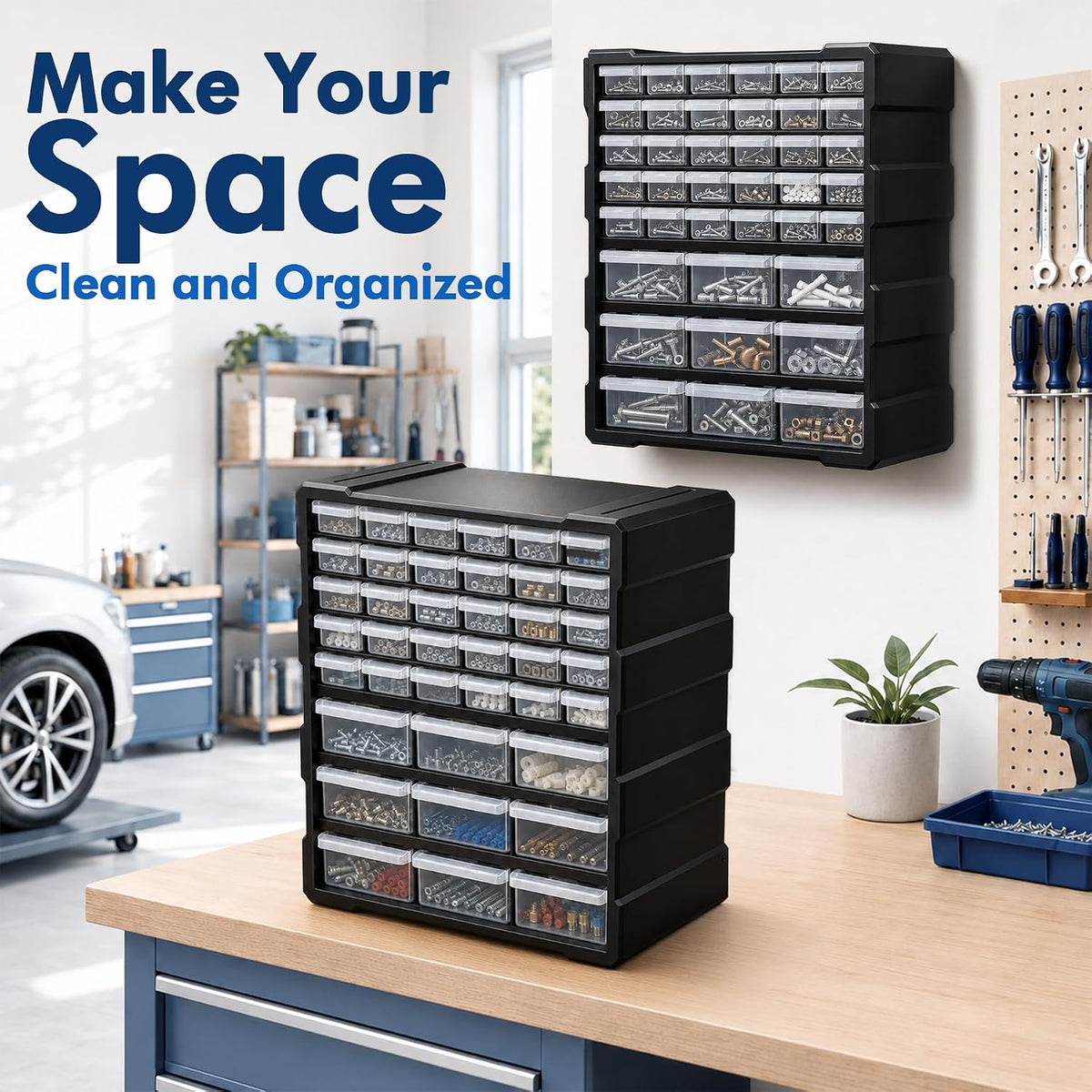 Drawer Organizer Craft Organizers and Storage with Dividers Labels