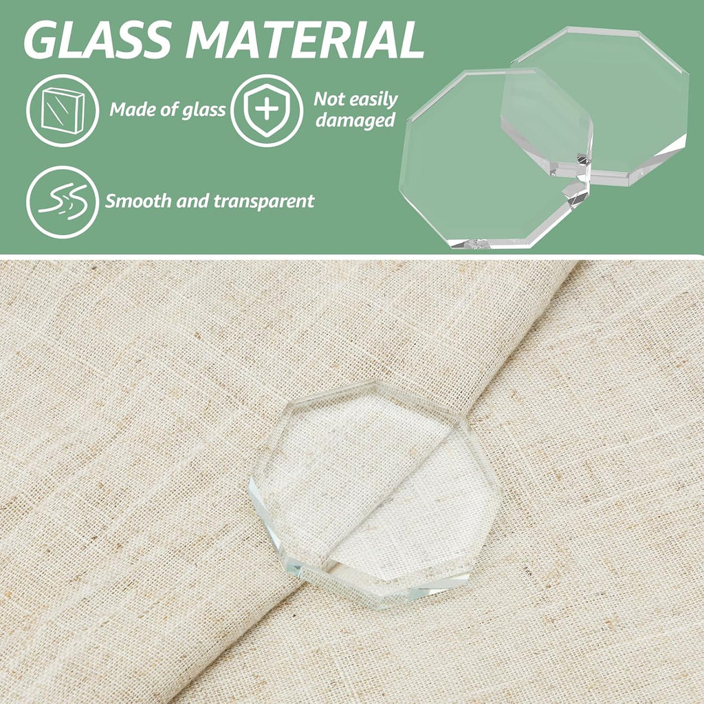 10 Pack Glass Pattern Weights Kit, Versatile Portable Sewing Fabric