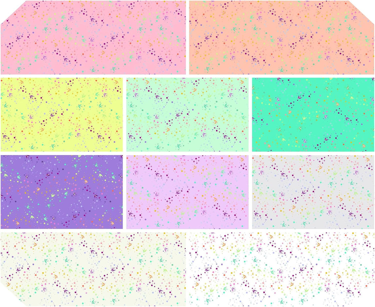 Tula Pink Saturday Stash Fairy Dust Charm Pack 42 5-inch Squares