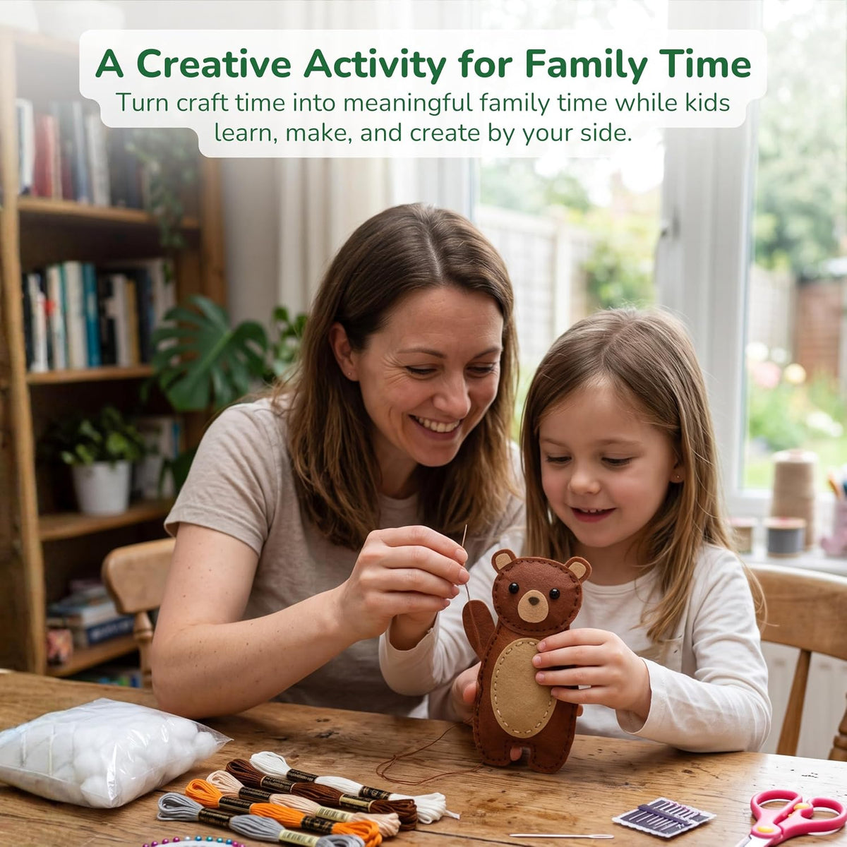 Craftorama Sewing Kit for Kids, Fun and Educational Animal Craft Set