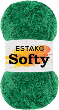 Estako Softy Polyester Fluffy Chunky Bulky Weight #5 Yarn, Benetton