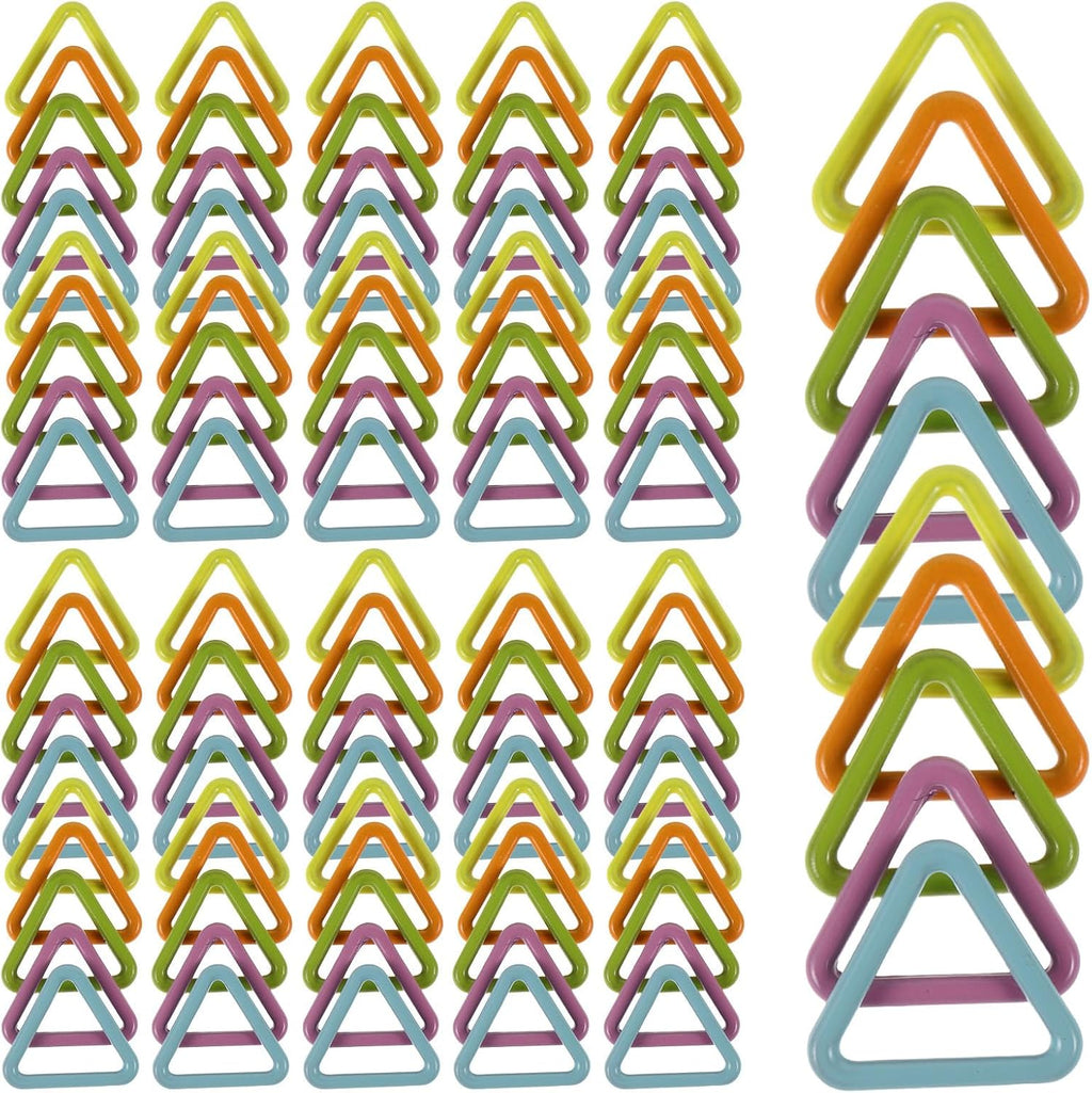 30Pcs Triangle Metal Stitch Markers for Knitters and Crocheters