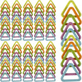 30Pcs Triangle Metal Stitch Markers for Knitters and Crocheters