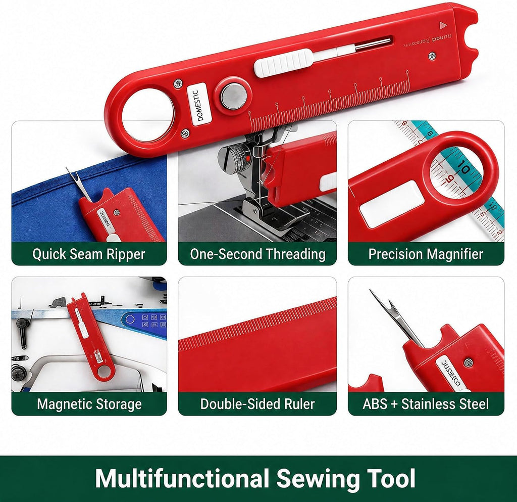 Quilive Automatic Needle Threader Tool for Sewing Machine & Hand