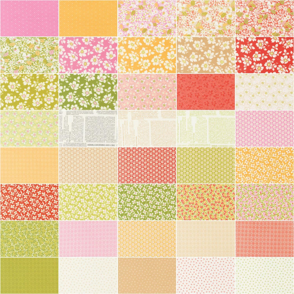 Summer's End Charm Pack By Joanna Figueroa 5-inch Precut Fabric