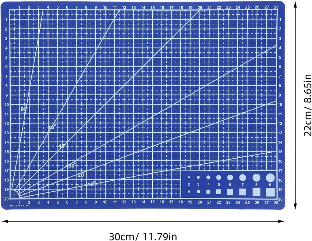Double Sided Cutting Mat A4 for Sewing and Quilting