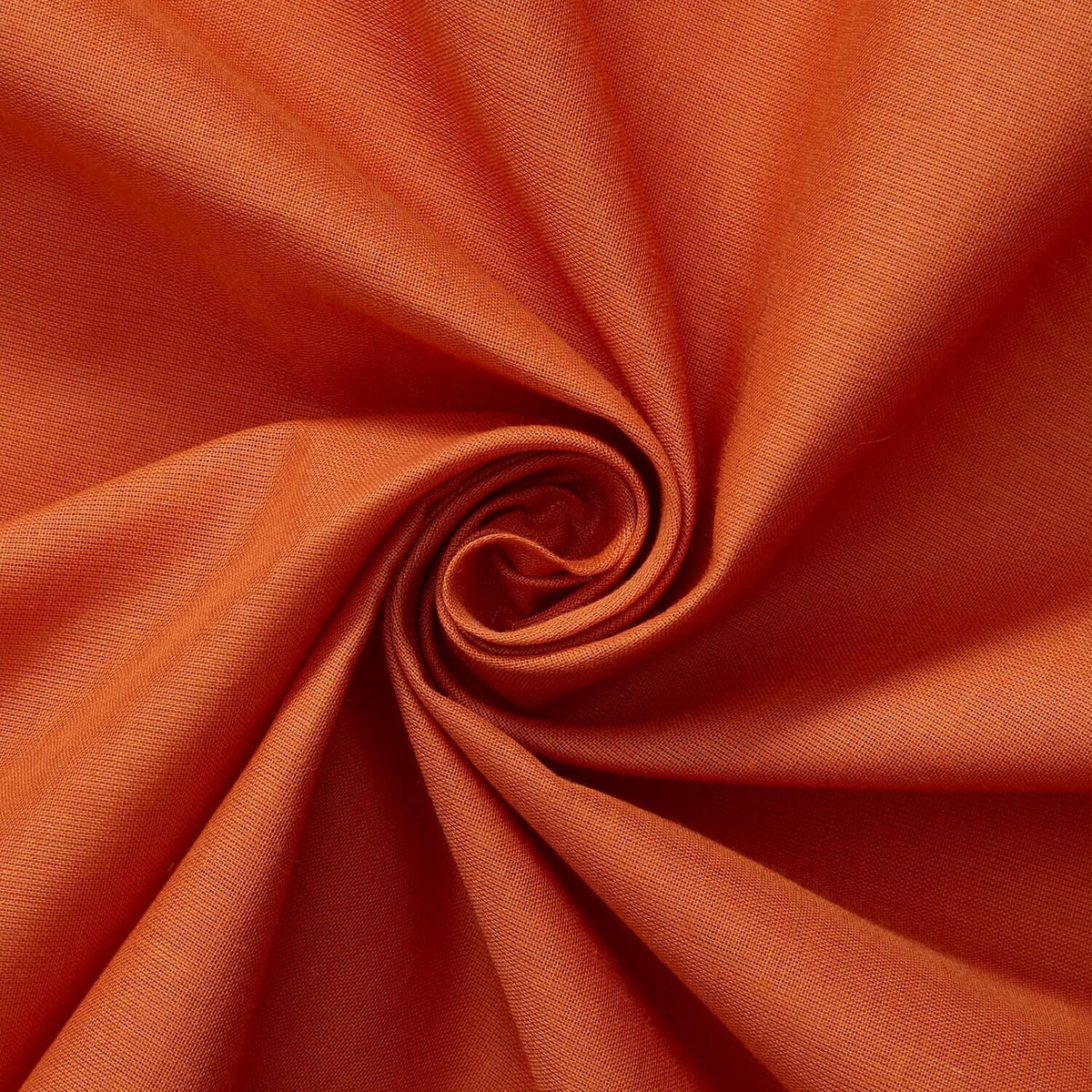 100% Cotton Voile Fabric Solid Pattern 60 (1 Yard, Rust)