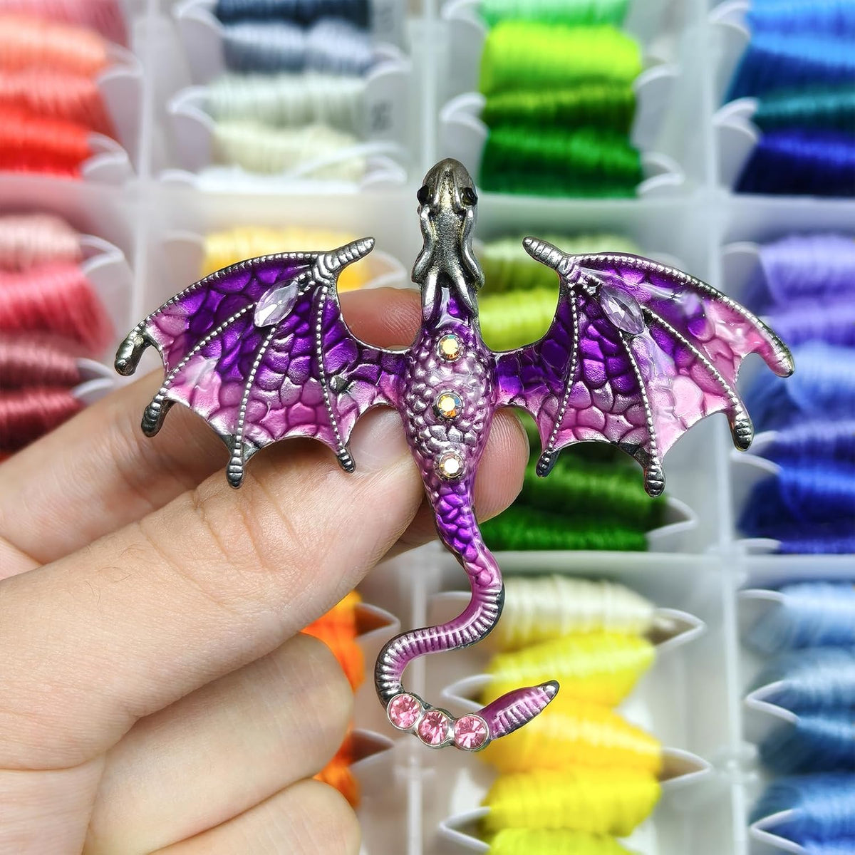 Large Dragon Needle Minder, Needle Minder Magnet, Magnetic Needle