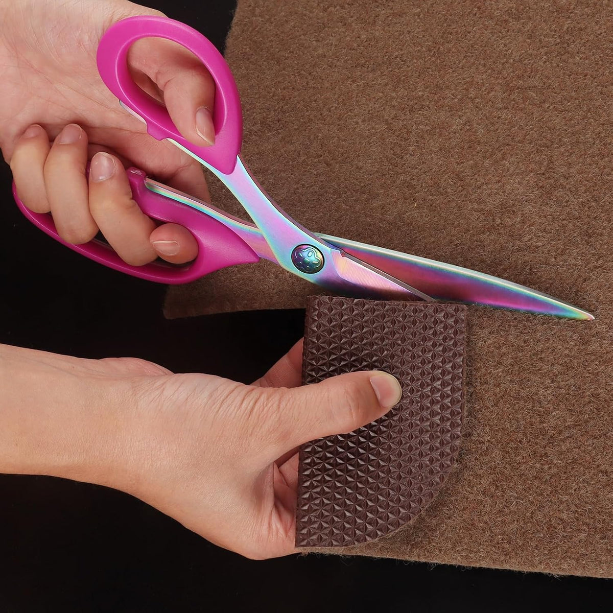 Left-Handed Fabric Scissors for Cutting Fabric, Garments, Textiles