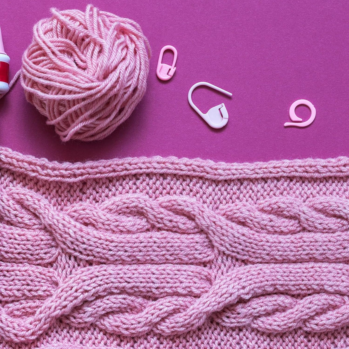 PATIKIL Crochet Stitch Markers, 150Pcs Plastic Knitting Crochet