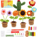 Yeaxxsqy Crochet Starter Kits for Beginners with Instructions, Flower