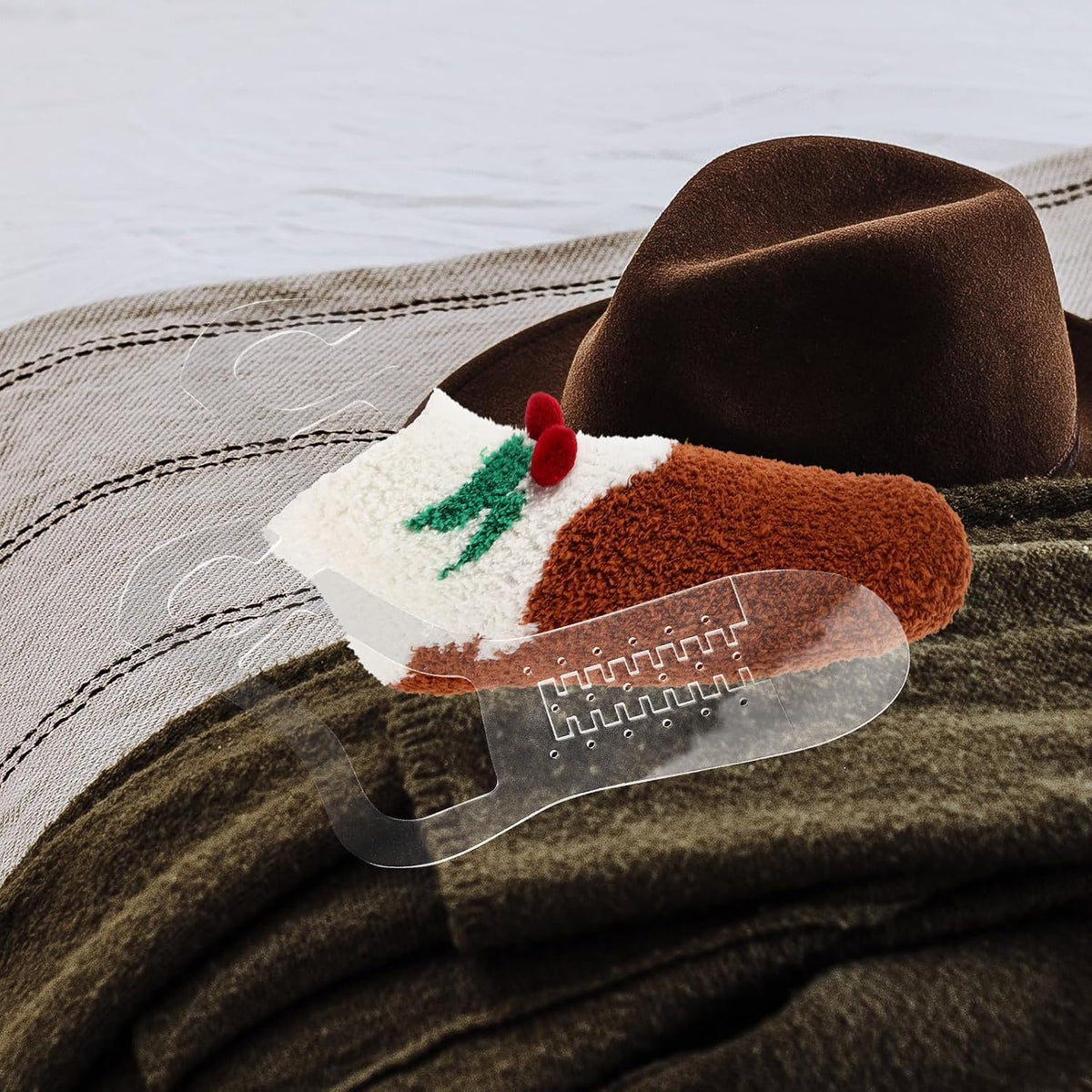 VILLCASE 2 Pack Acrylic Sock Blockers for Knitting
