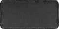Black 4 Inch Rectangular Blank Patch - By Ivamis Trading - 4x2 inch