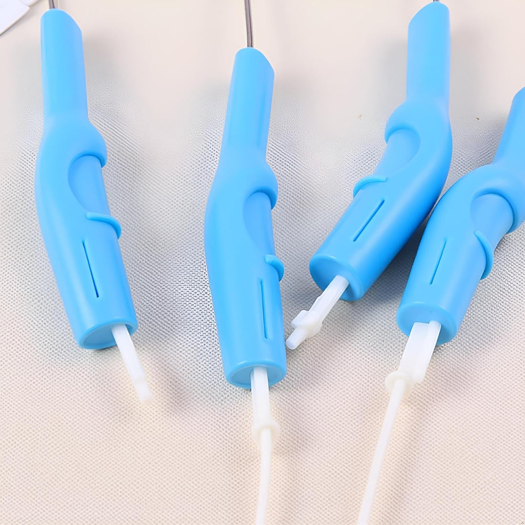 3Pcs Elderly People Automatic Sewing Machine Needle Threader Line