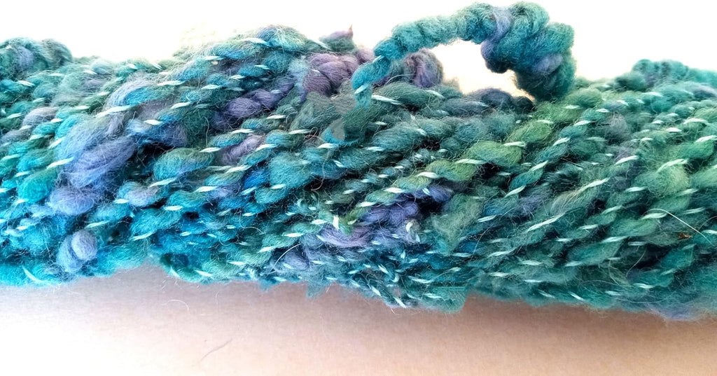 Bulky Chunky Weight Wool Teal Blue Green Yarn