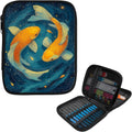 Cdkfxjy Empty Crochet Hook Case, Galaxy Kois