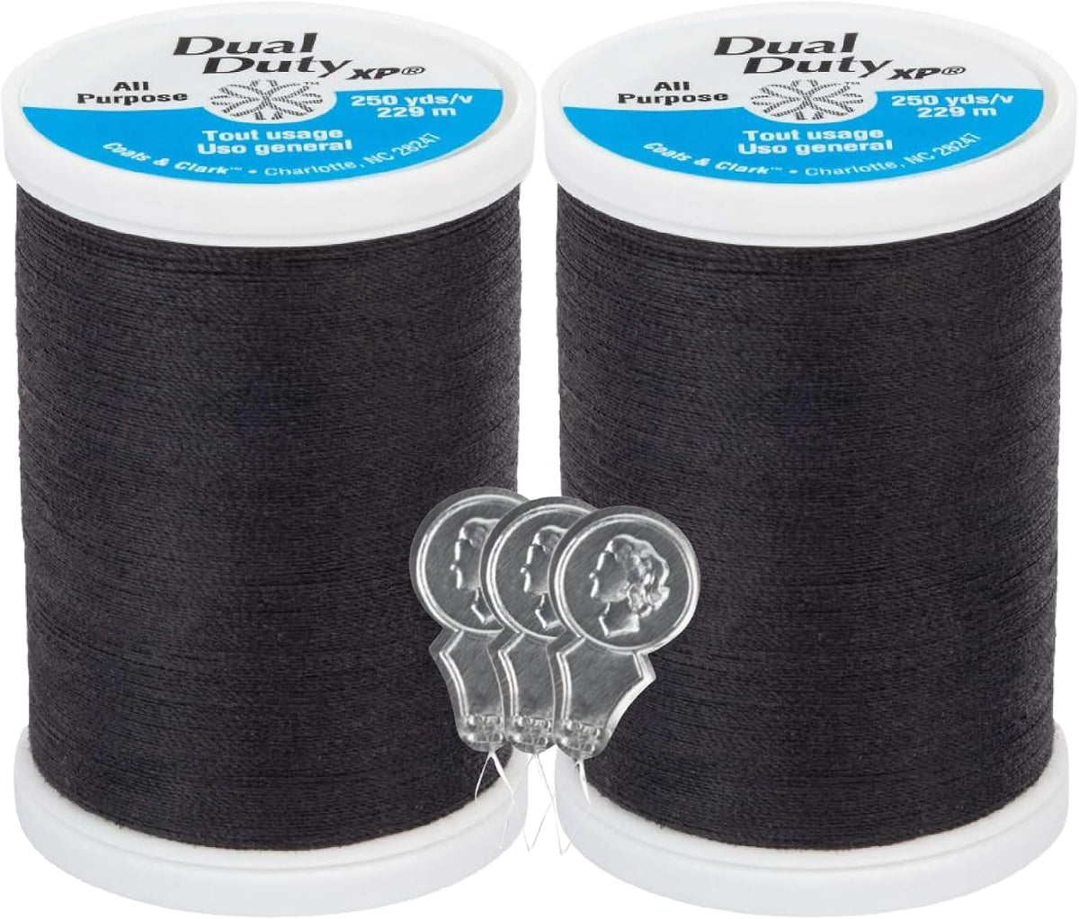 Coats & Clark Dual Duty XP All Purpose Sewing Thread - S910 2 Pack