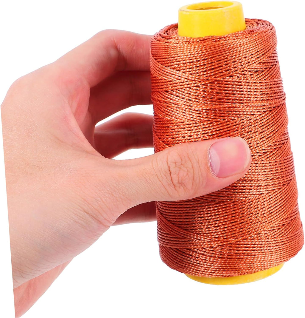 Brown Nylon Sewing Thread 1 Roll for Leather and Bag Repairs