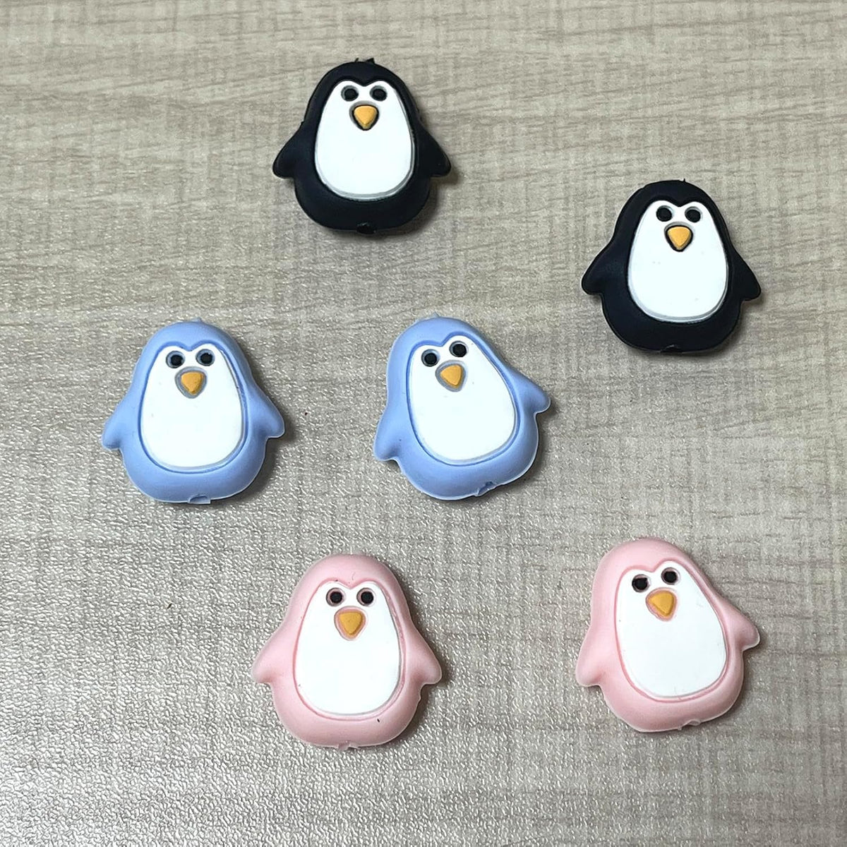 SPANSEE 6 PCS Penguin Knitting Needle Point Protectors, Knitting