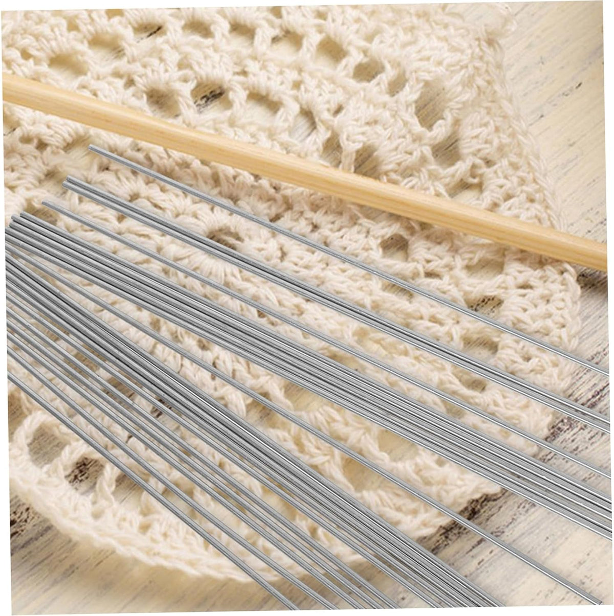 24pcs Stainless Steel Fixed Rod Pins for Knitting Blocking