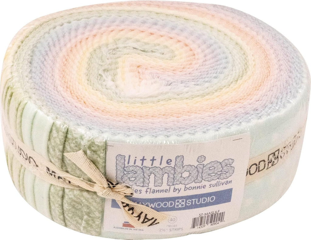 Bonnie Sullivan Little Lambies Woolies Flannel Strips 40 2.5-inch
