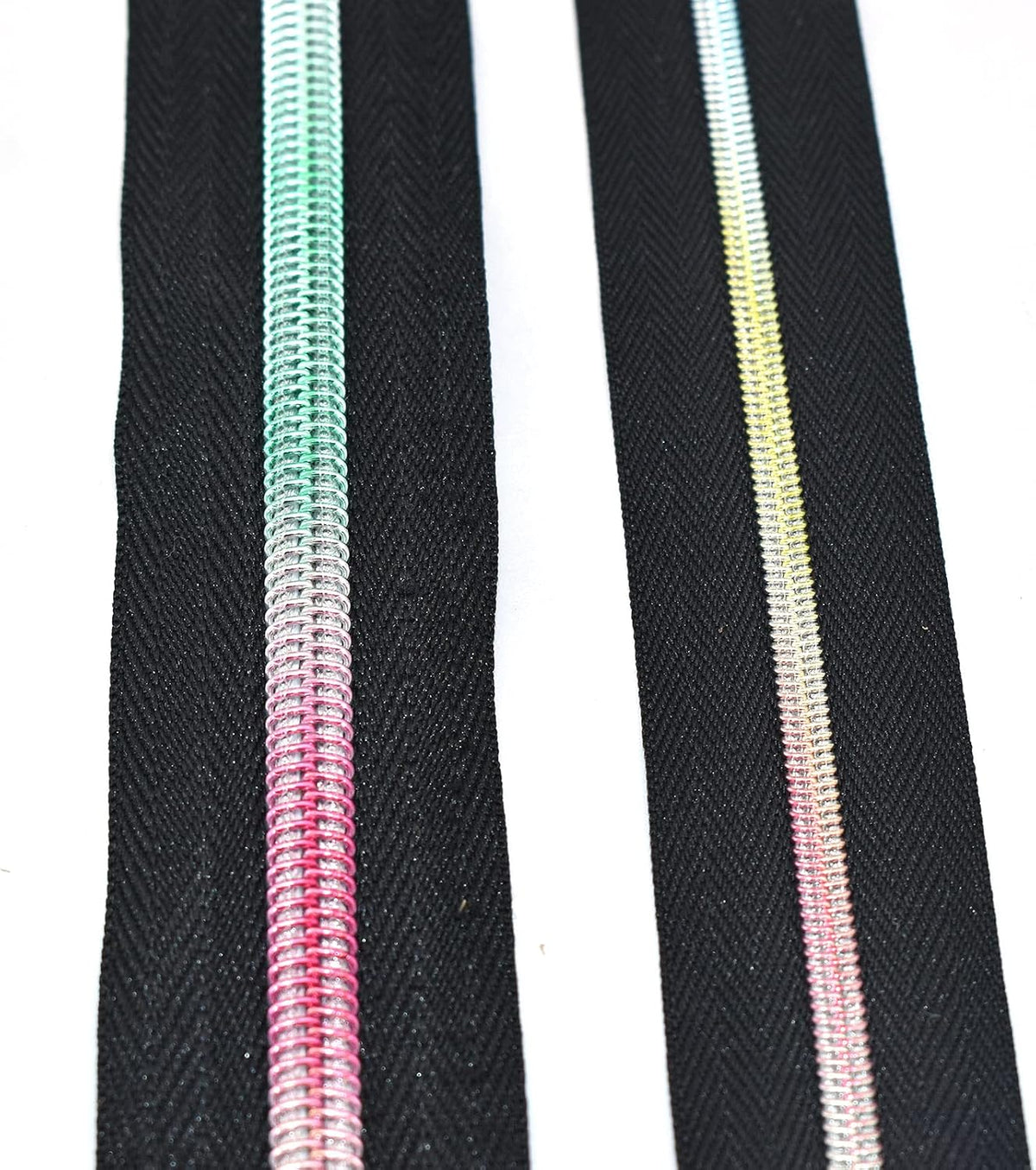 Rainbow Zipper Tape - Mixed Nylon Coil Zippers Bulk #5 #3 Sewing
