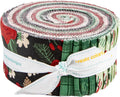 Traci Reed Evergreen Wishes Rolie Polie 40 2.5-inch Strips Jelly Roll