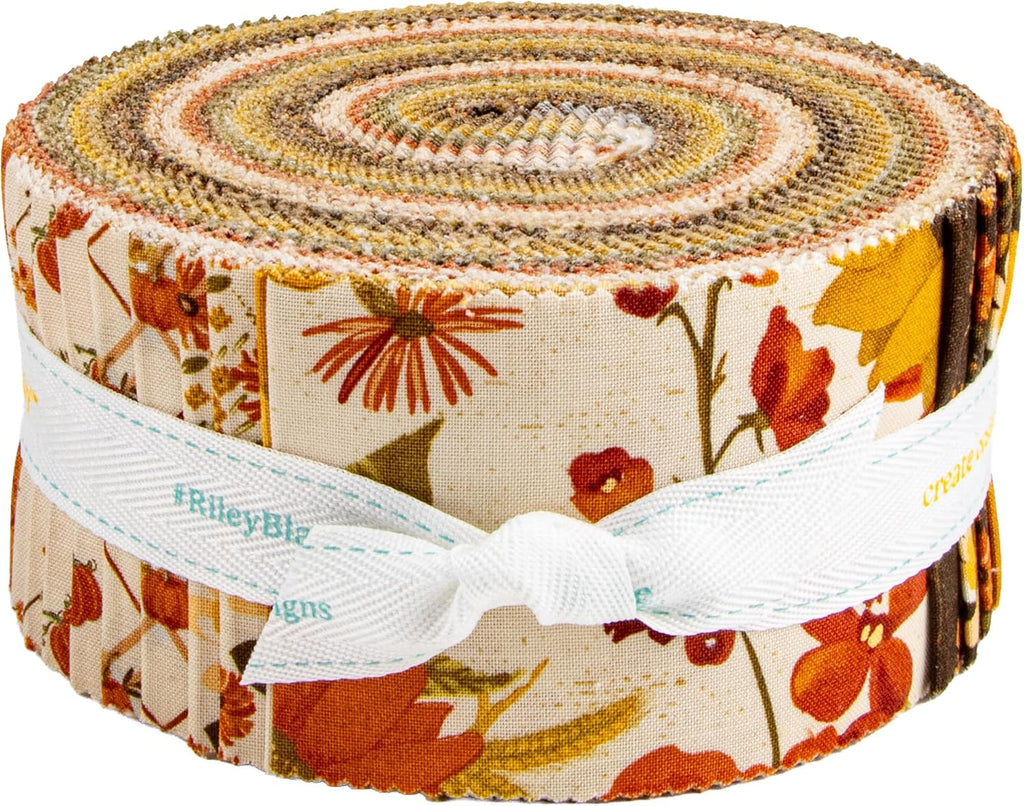 Sandy Gervais Bountiful Rolie Polie 40 2.5-inch Strips Jelly Roll