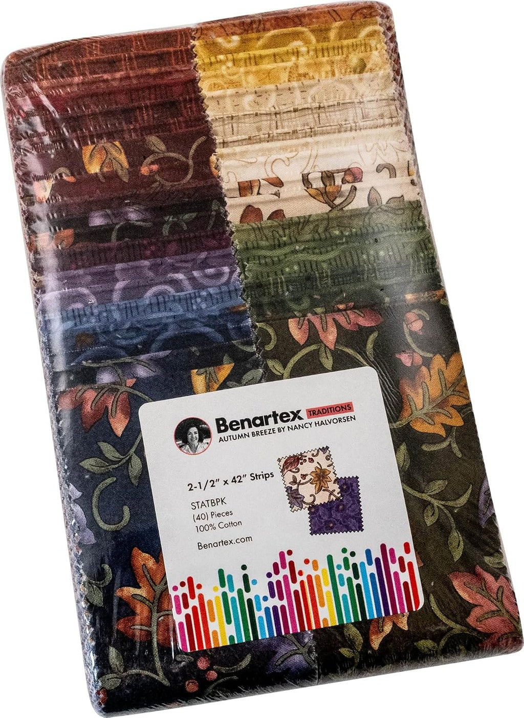 Nancy Halvorsen Autumn Breeze Strip-Pies 40 2.5-inch Strips Jelly Roll