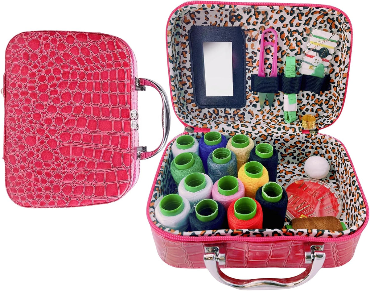 MaryLavender Sewing Kit Portable Sewing Supplies Accessories Box with