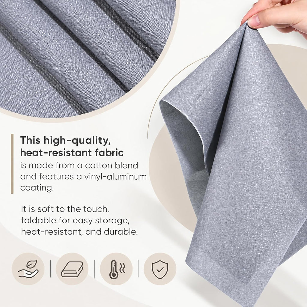 Pressing Cloth for Ironing, 12" X 1 Yard Silver Ironing Cloth