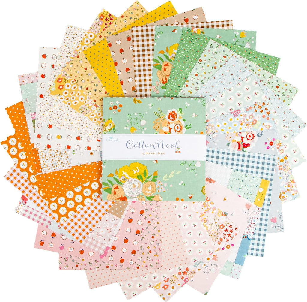 Minki Kim Cotton Nook 10" Stacker 42 10-inch Squares Layer Cake Riley