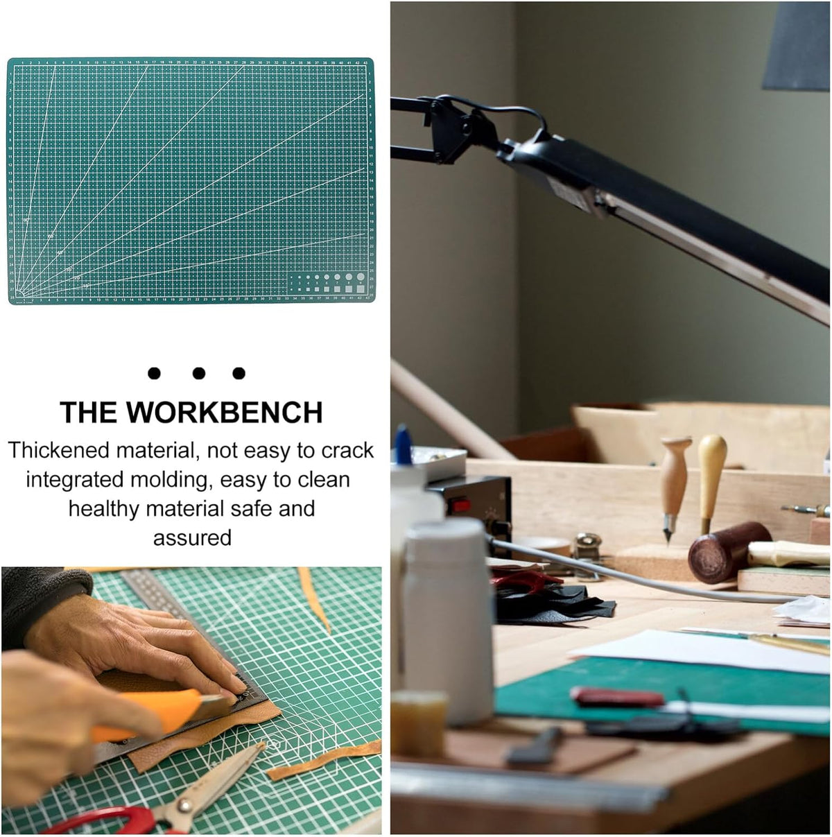 Self Healing Cutting Mat Double Sided Craft Mat Gridded Rotary Cutting