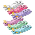 12 Pack Soft Tape Measure for Sewing, 6 Colors (2 Each) 60"/150cm Dual