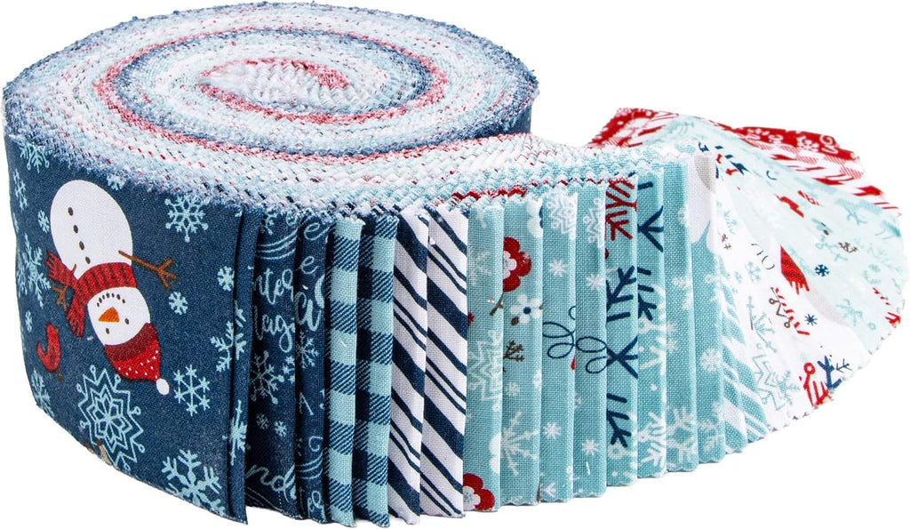 Lori Whitlock A Perfect Winter Rolie Polie 40 2.5-inch Strips Jelly