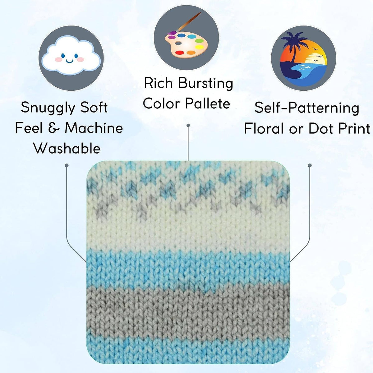 Premier Yarns Bloom Chunky Bluebell 1114-7