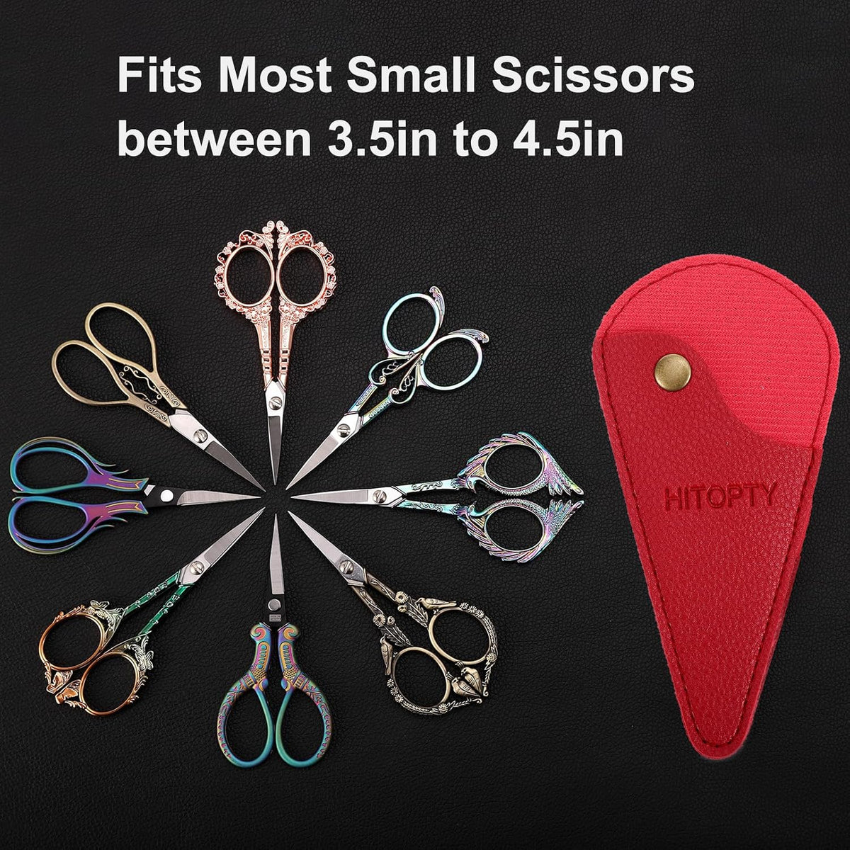 2-Pack 5.3 inches Small Scissors Protective Cover