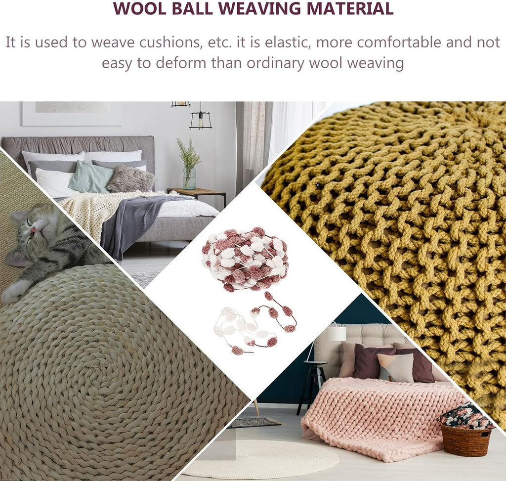 Polyester Crochet Yarn Roll for Knitting DIY Crafts and Home Decor