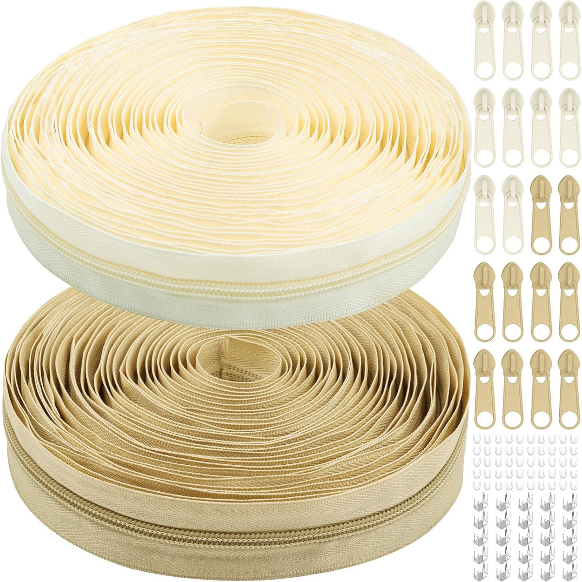 DOITEM Zipper by the Yard 10 Yards Bulk Zipper - (#5) Zippers, Nylon