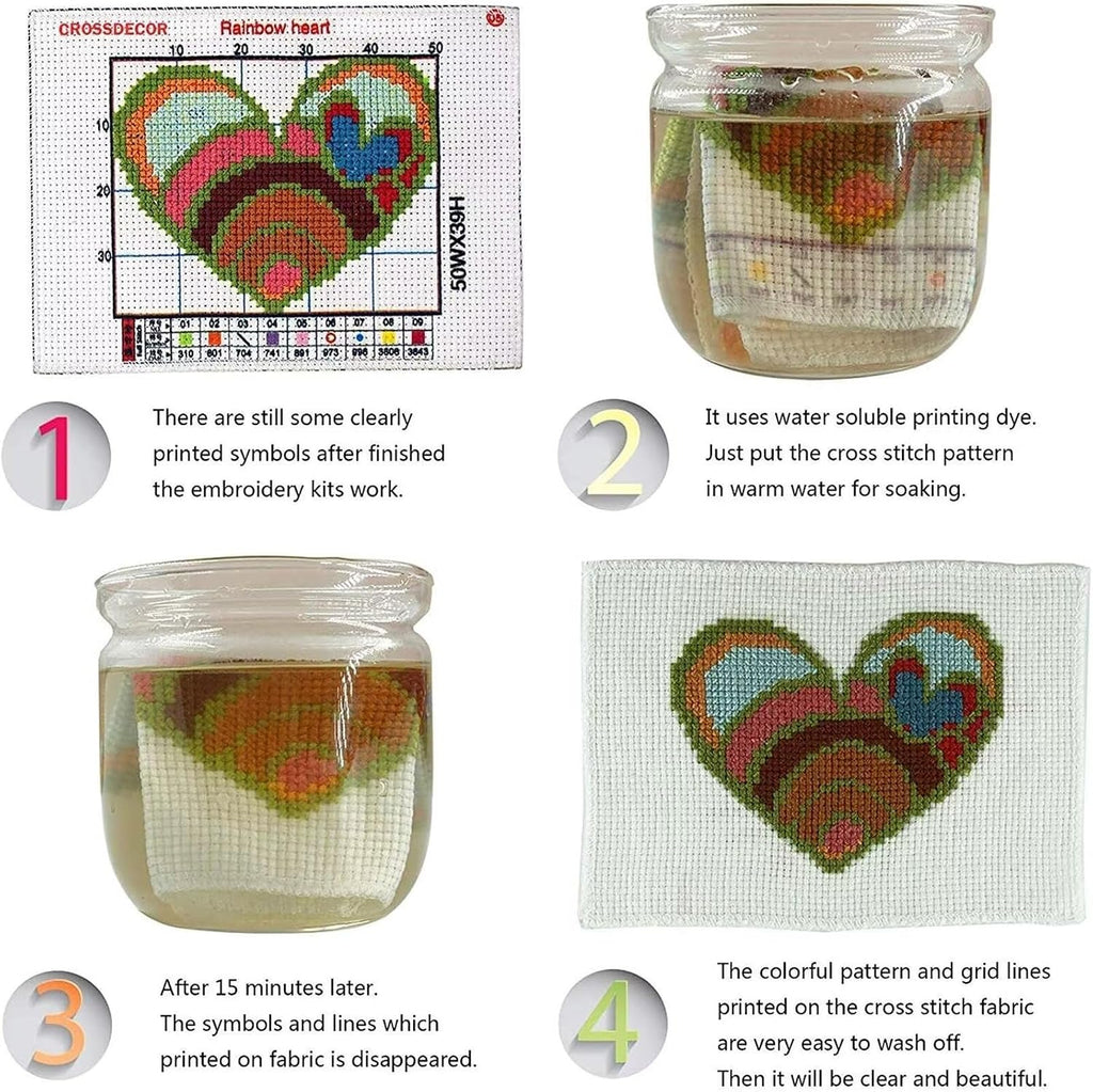 Stamped Cross Stitch Kits Full Range of DIY Needlepoint for Adult