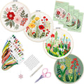 Bonroy Embroidery Kit for Beginners with Instructions,Cross Stitch