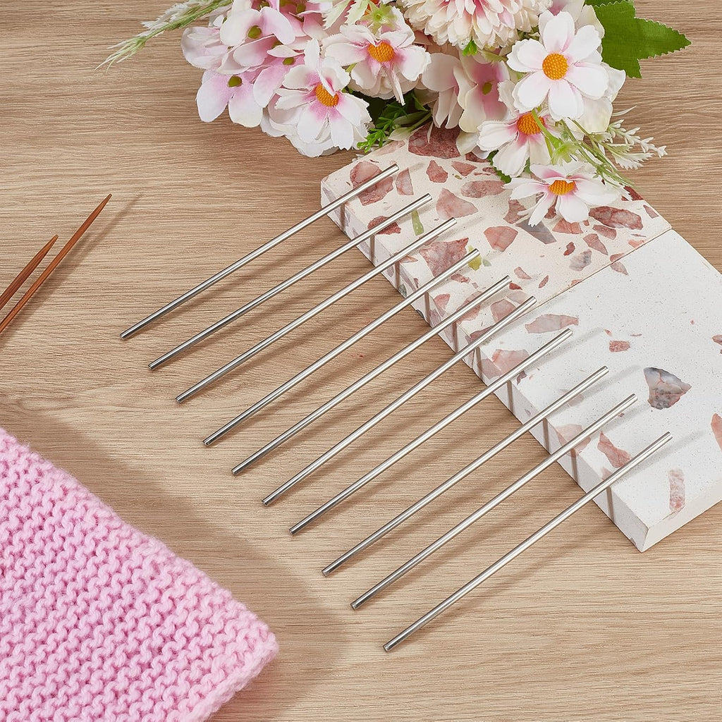 NICENEEDED 30 Pcs Blocking Board Pins, Stainless Steel Rods for