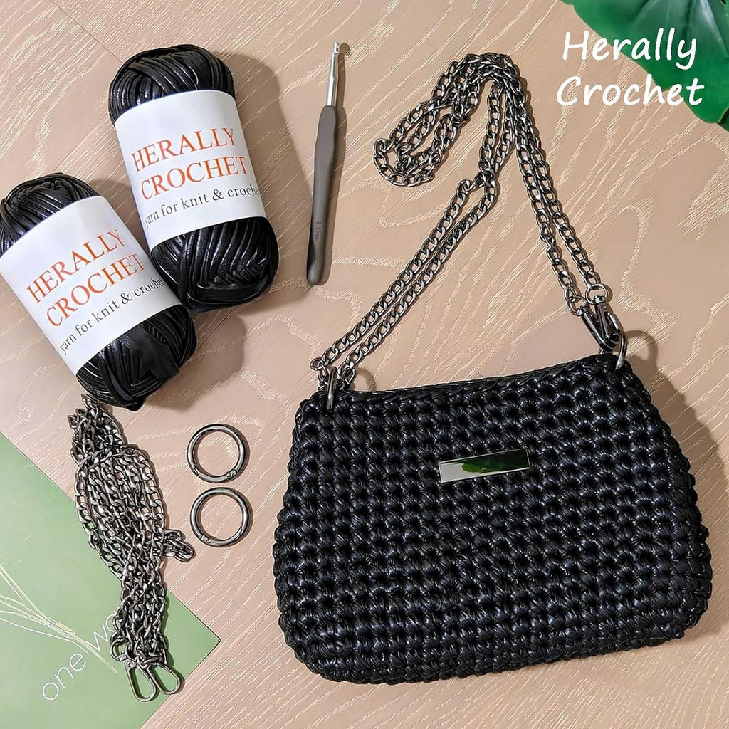 Herally Crochet Kit DIY Bag for Beginners - Crochet Pochette Bag