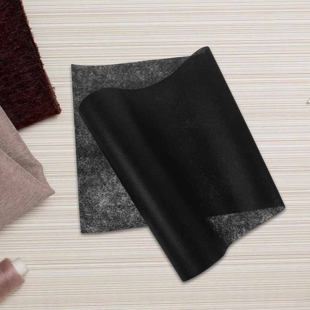 1 Roll Fusible Interfacing for Sewing, Single-Sided Black Non-Woven
