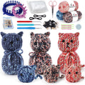 Aeelike Beginner Round Loom Kit,Vedio Learn to Knit Cat,Family Craft