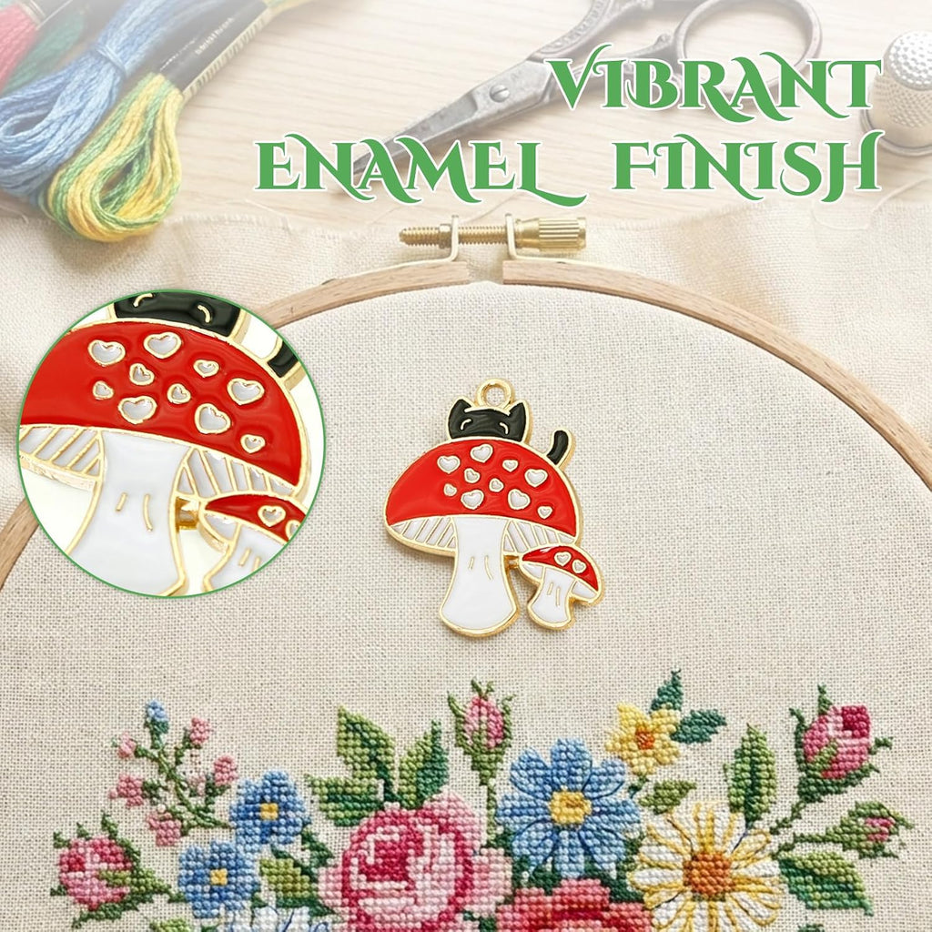 WUSUTE Cat Needle Minder for Cross Stitch, Cute Cartoon Needle Minder