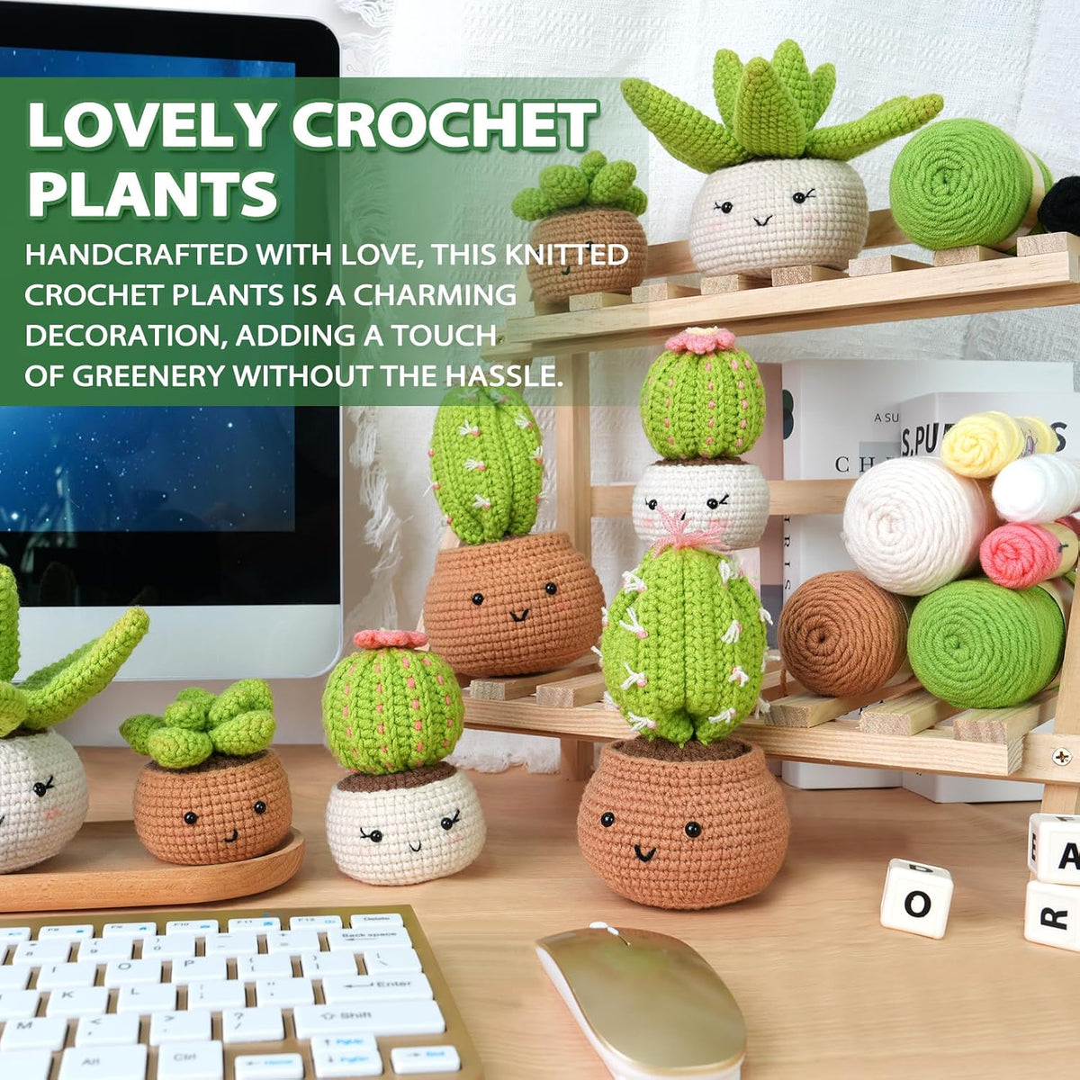 Crochet Kit for Beginners - Crochet Starter Kit with Step-by-Step