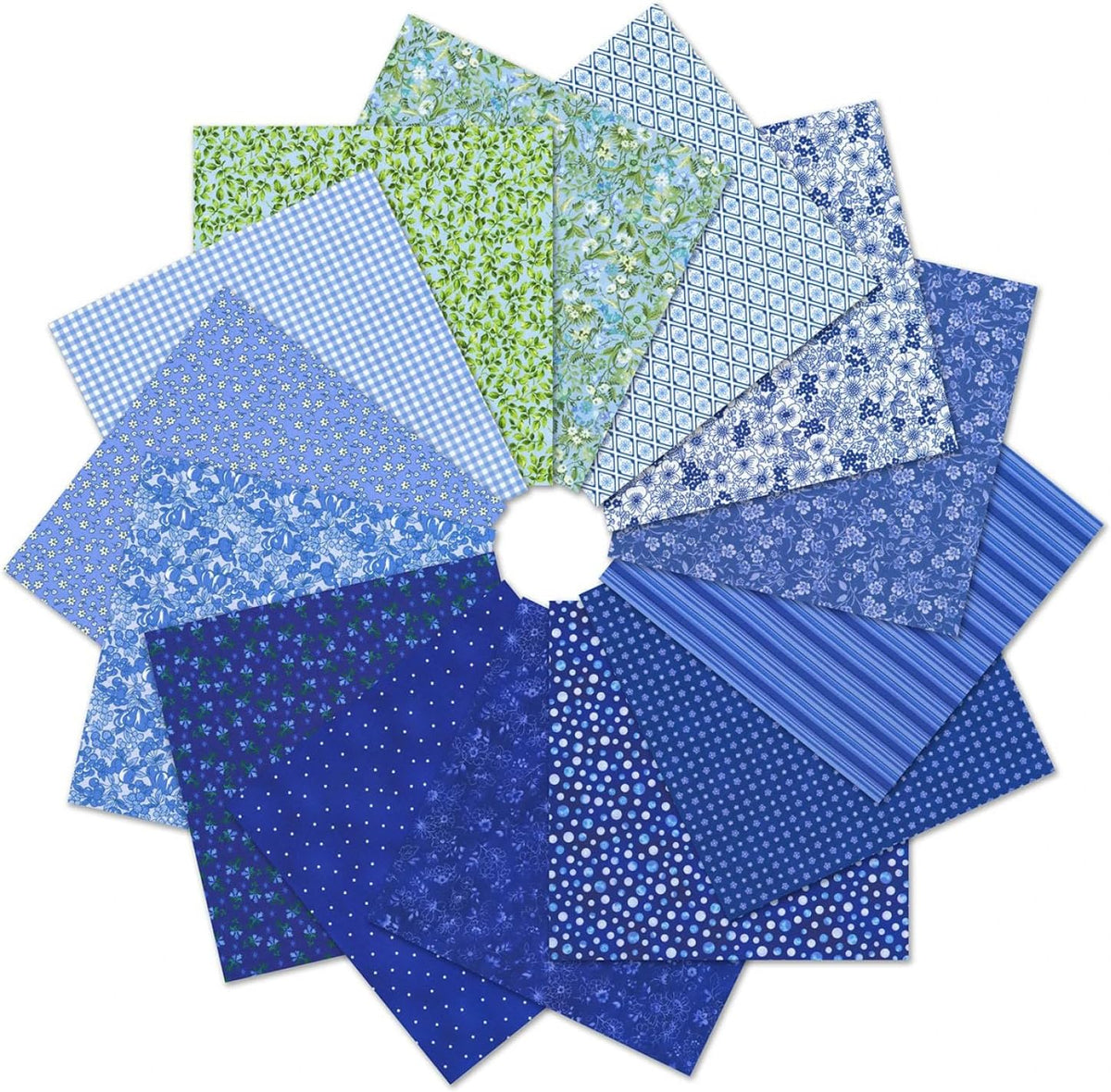 Flowerhouse Fabric Market Blueberry 42 10-inch Squares Layer Cake